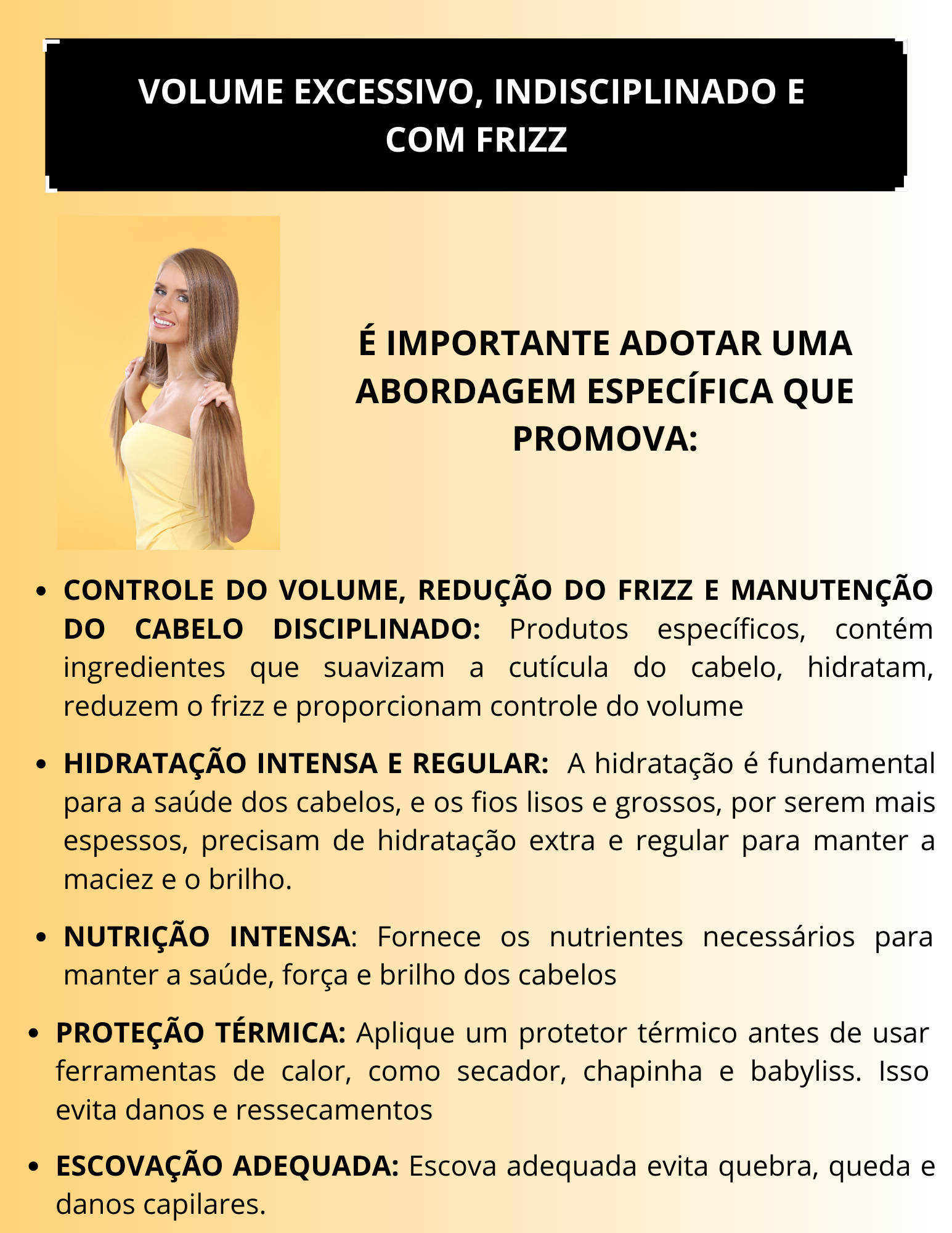 Capa Dor Cabelos volumosos